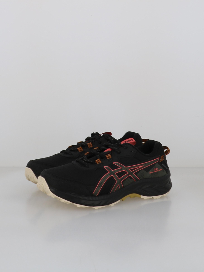 Chaussures de trail gel venture 10 noir rose femme - Asics