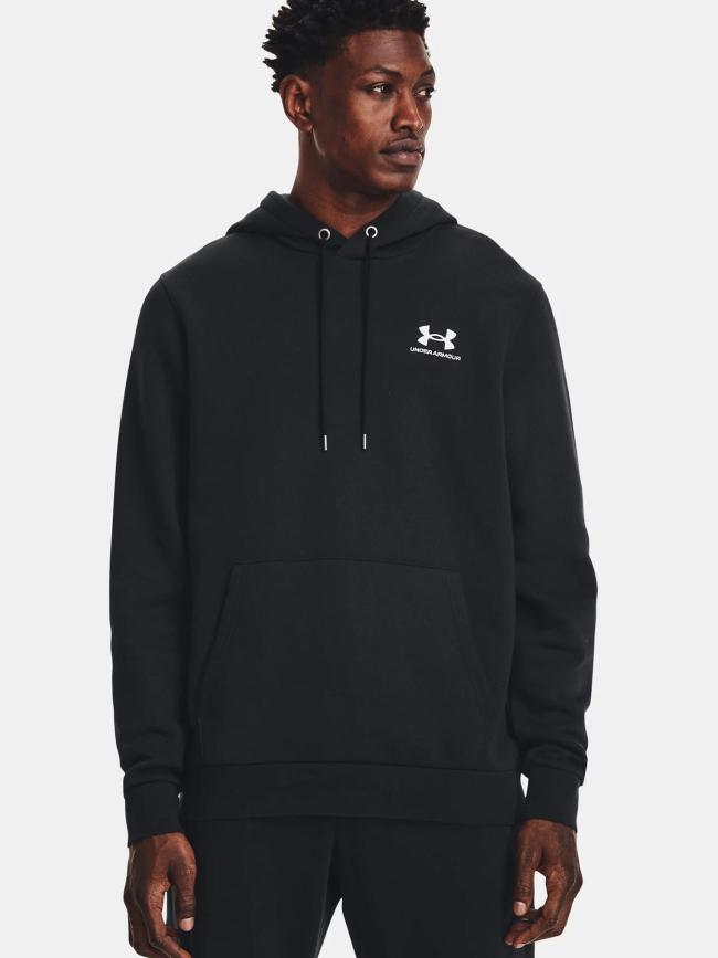 Sweat à capuche ua icon fleece noir homme - Under Armour