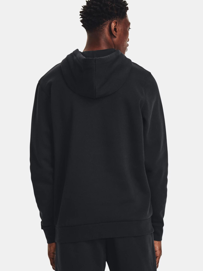 Sweat à capuche ua icon fleece noir homme - Under Armour