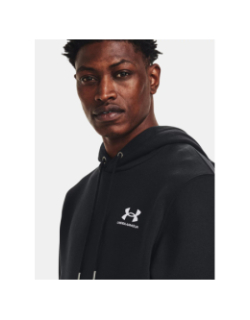 Sweat à capuche ua icon fleece noir homme - Under Armour