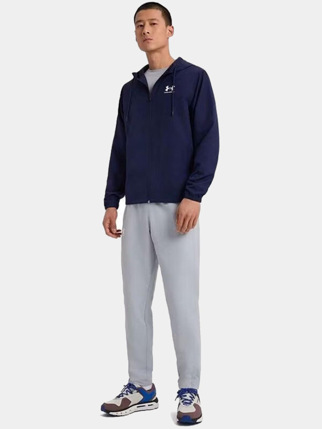 Veste coupe vent ua rival woven bleu marine homme - Under Armour