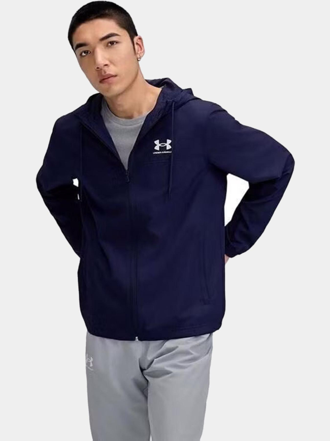Veste coupe vent ua rival woven bleu marine homme - Under Armour
