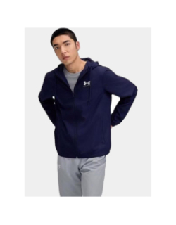 Veste coupe vent ua rival woven bleu marine homme - Under Armour