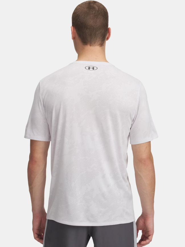 T-shirt de sport ua tech vent jacquard gris homme - Under Armour