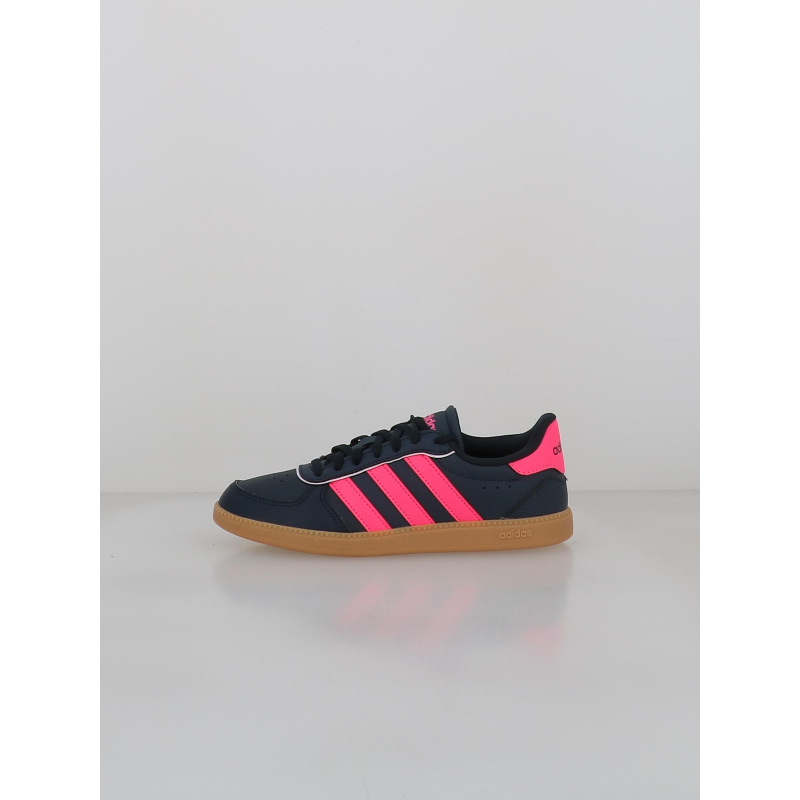 Baskets breaknet sleek bleu marine rose enfant - Adidas