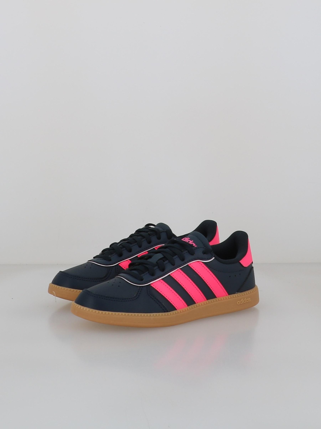 Baskets breaknet sleek bleu marine rose enfant - Adidas