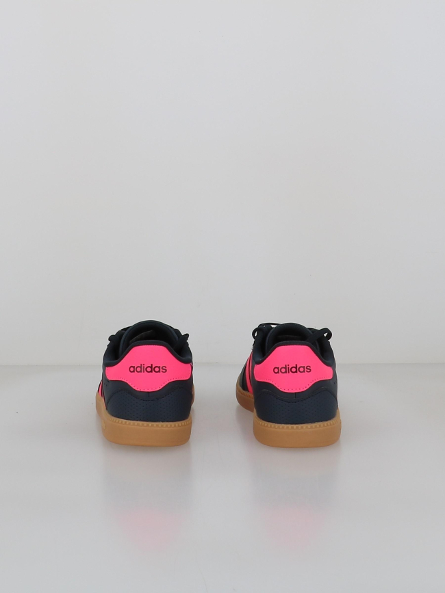 Baskets breaknet sleek bleu marine rose enfant - Adidas