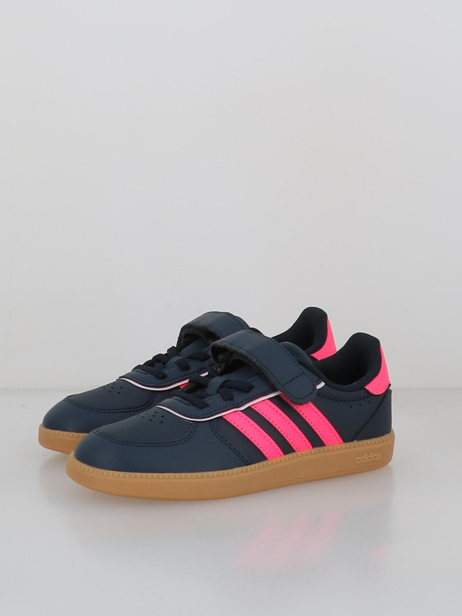 Baskets à scratch breaknet sleek bleu marine enfant - Adidas