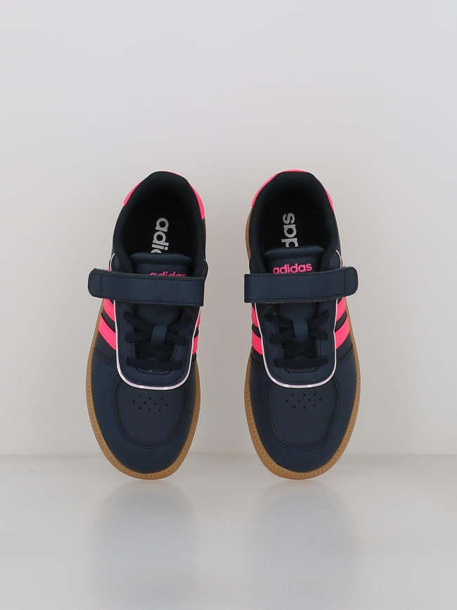 Baskets à scratch breaknet sleek bleu marine enfant - Adidas