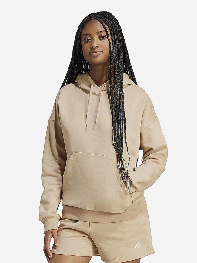 Sweat à capuche w sl fc beige femme - Adidas