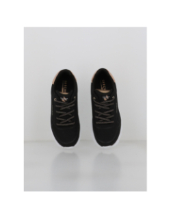 Baskets uni lite noir doré fille - Skechers