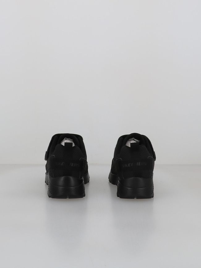 Baskets à scrach uno lite donex noir enfant - Skechers