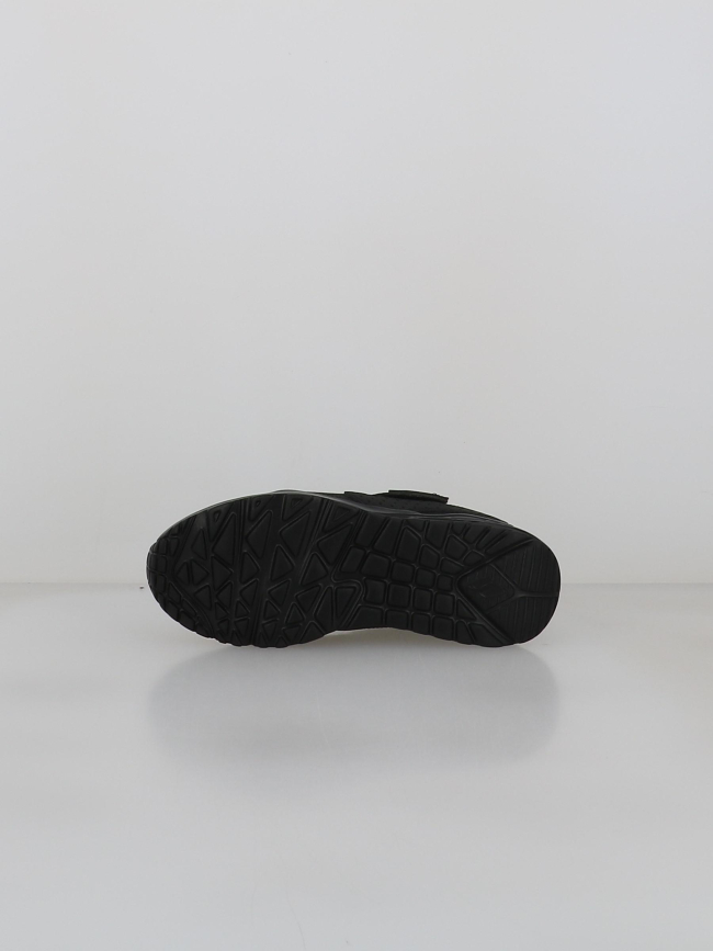 Baskets à scrach uno lite donex noir enfant - Skechers