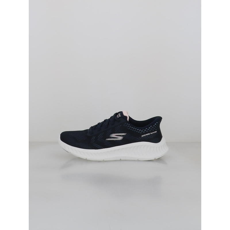 Baskets slip-ins go walk now bleu marine femme - Skechers