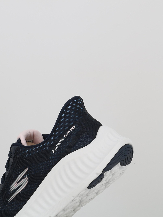 Baskets slip-ins go walk now bleu marine femme - Skechers