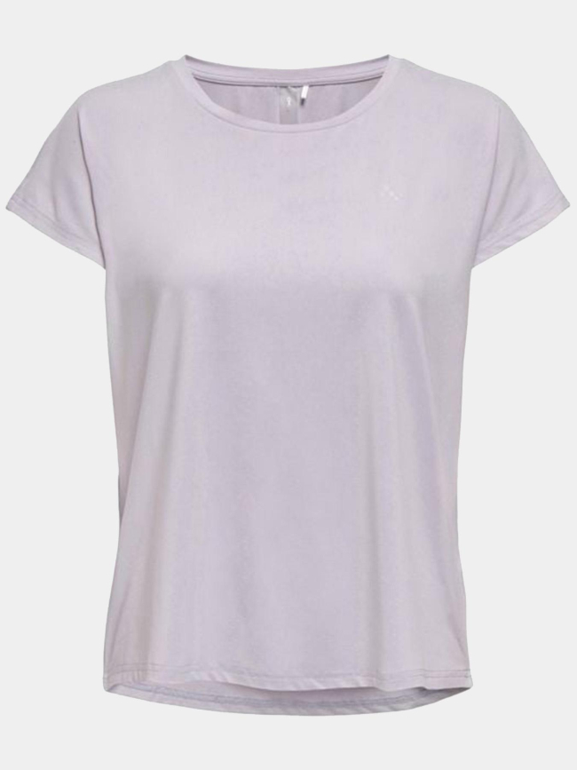 T-shirt de sport onpfont violet femme - Only