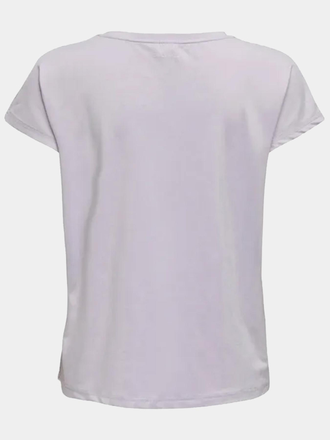 T-shirt de sport onpfont violet femme - Only