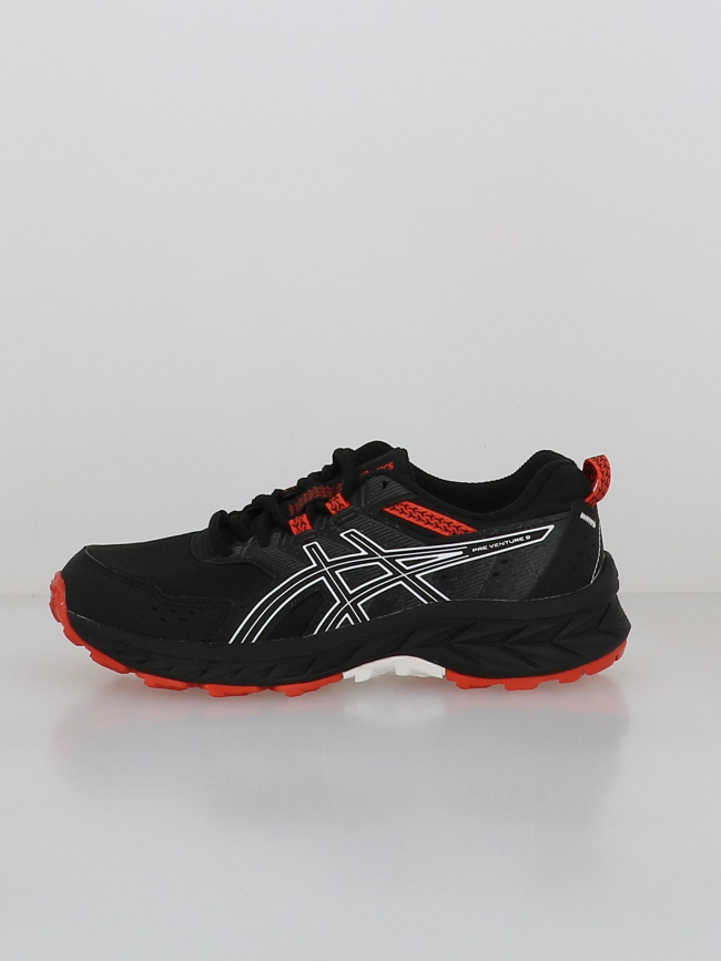 Chaussures de trail pre venture 9 gs noir rouge enfant - Asics