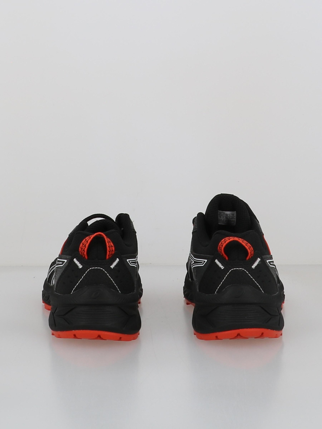 Chaussures de trail pre venture 9 gs noir rouge enfant - Asics