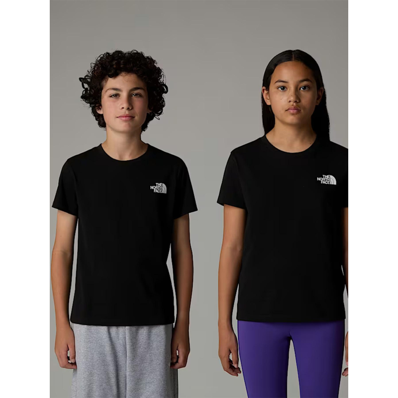 T-shirt simple dome noir enfant - The North Face