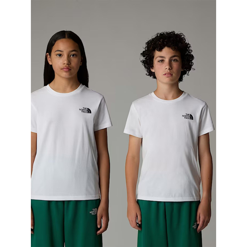 T-shirt simple dome blanc enfant - The North Face