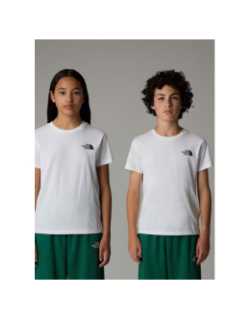 T-shirt simple dome blanc enfant - The North Face