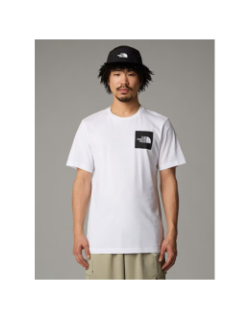 T-shirt à manches courtes fine blanc homme - The North Face