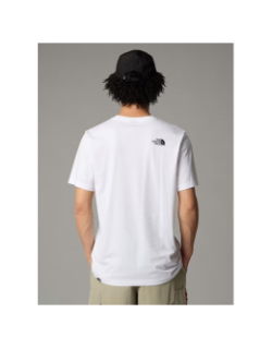T-shirt à manches courtes fine blanc homme - The North Face