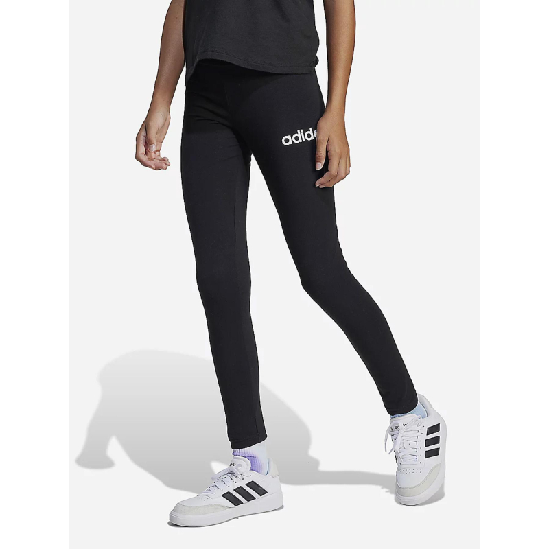 Legging de sport jg lin leg 230 noir fille - Adidas