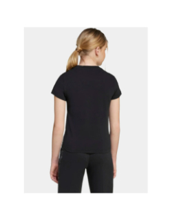 T-shirt à manches courtes logo animal noir fille - Adidas