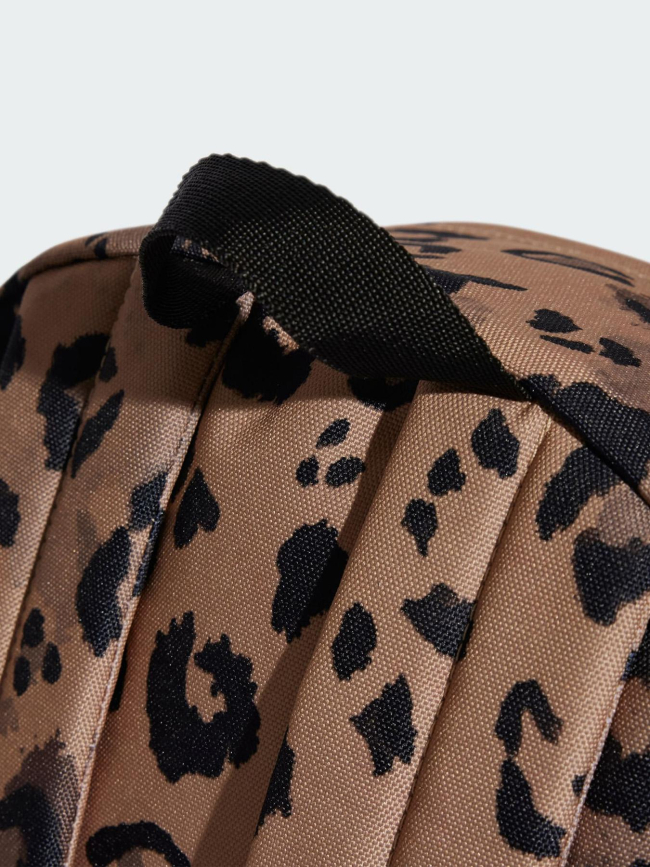 Sac à dos léopard à logo 3 bandes marron - Adidas