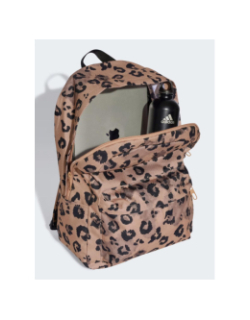 Sac à dos léopard à logo 3 bandes marron - Adidas