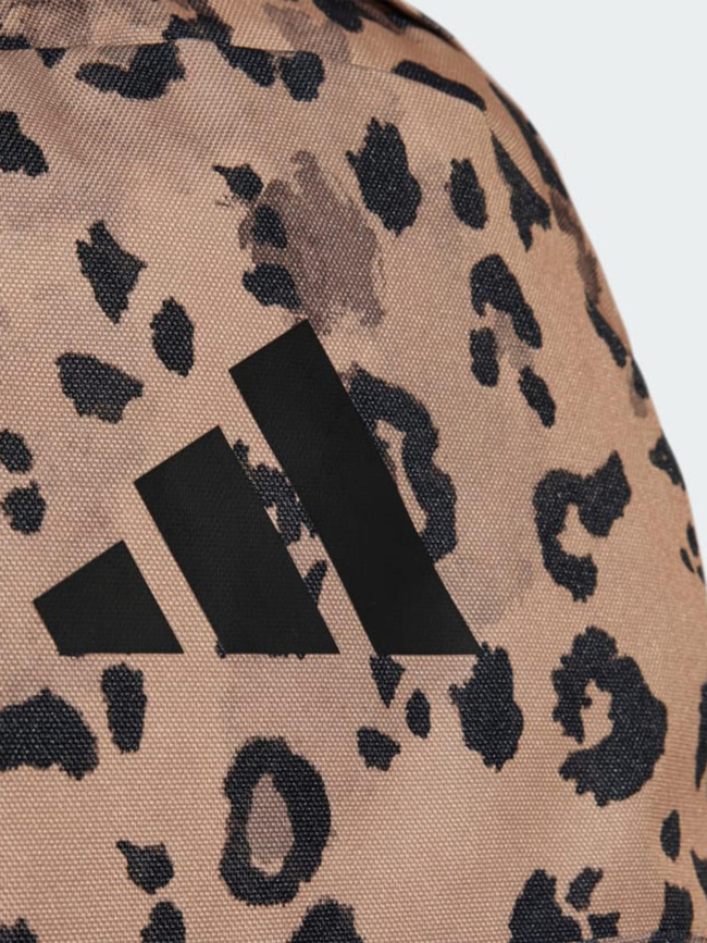 Sac à dos léopard à logo 3 bandes marron - Adidas