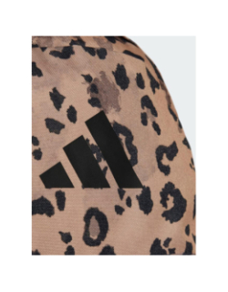 Sac à dos léopard à logo 3 bandes marron - Adidas