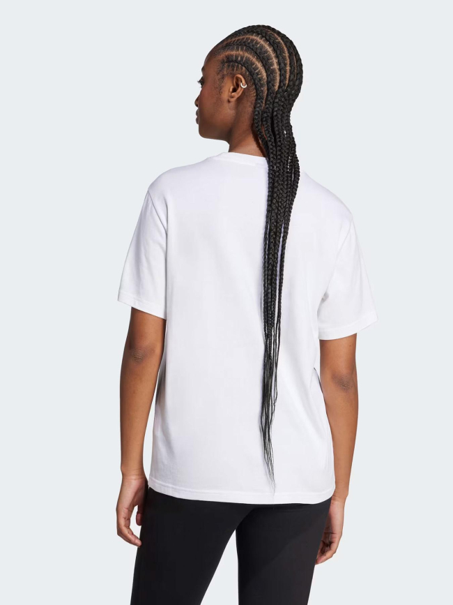 T-shirt lounge slide graphic blanc femme - Adidas