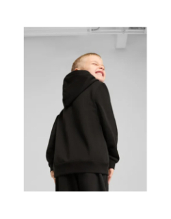 Sweat à capuche molletonné  à logo n° 1 ess noir enfant - Puma
