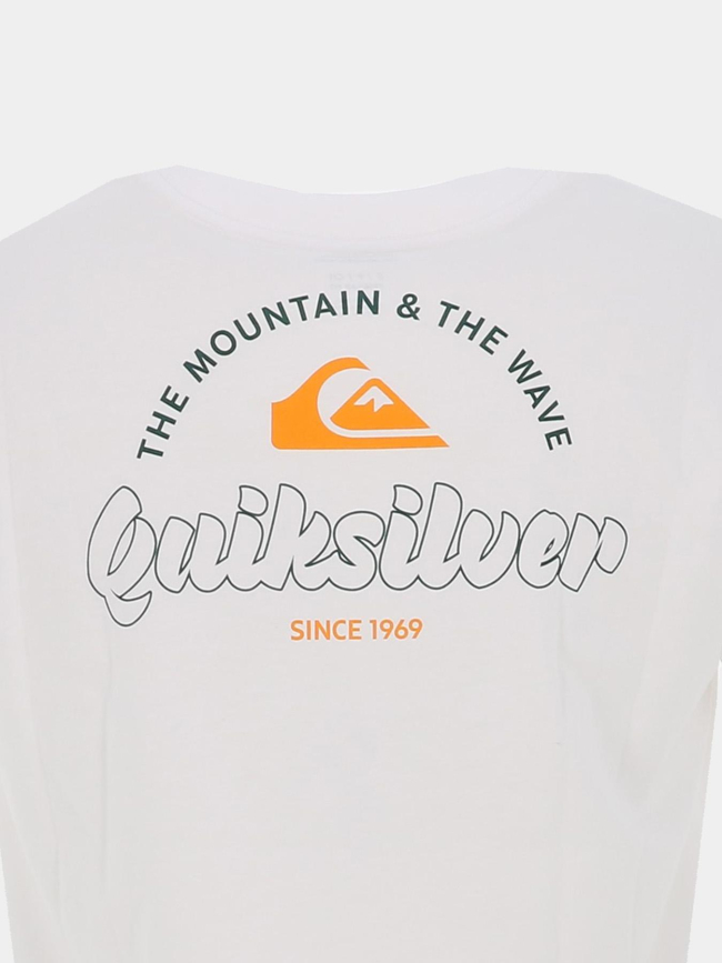 T-shirt à manches courtes nimbus blanc homme - Quiksilver