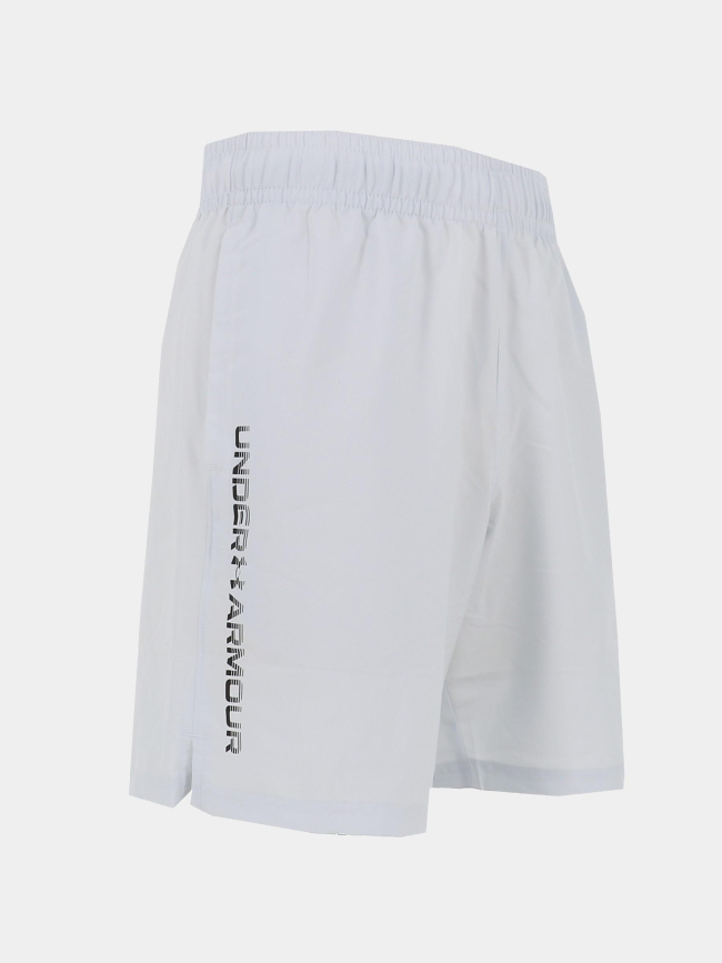 Short ua tech woven wordmark blanc homme - Under Armour