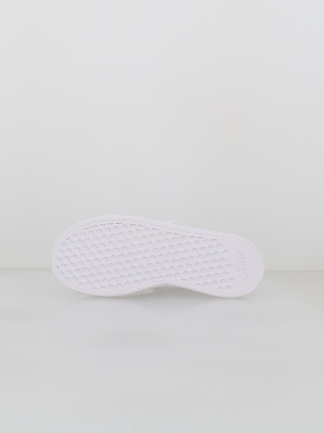 Baskets à scratch grand court 2.0 irisé el blanc fille - Adidas