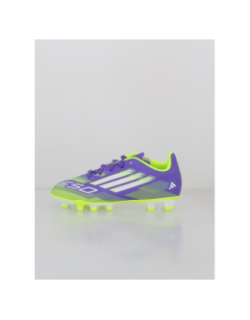 Chaussures de football f50 club fg/mg violet enfant - Adidas