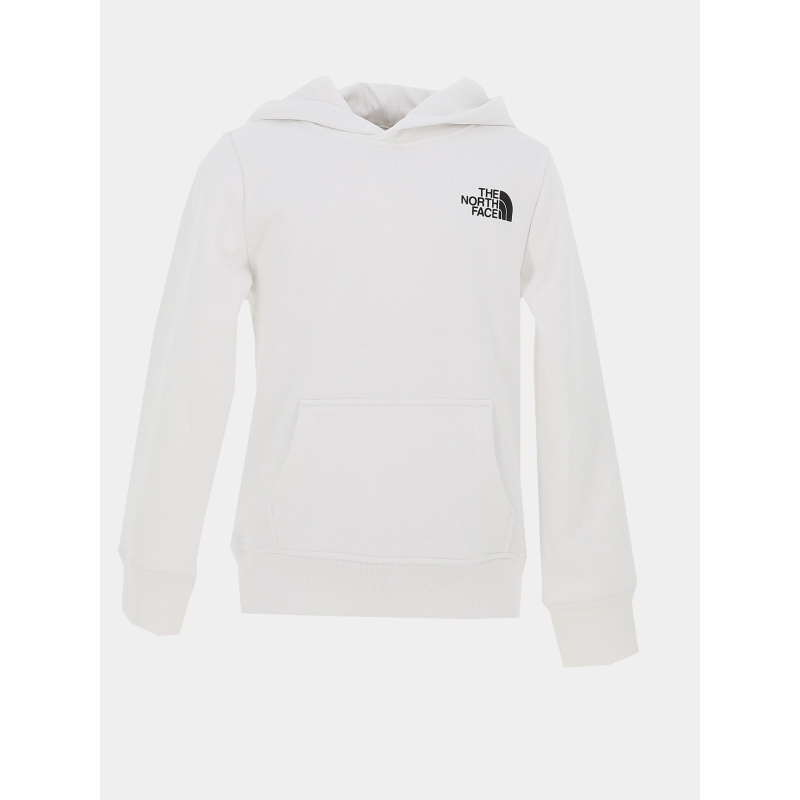 Sweat à capuche box nse regular blanc enfant - The North Face