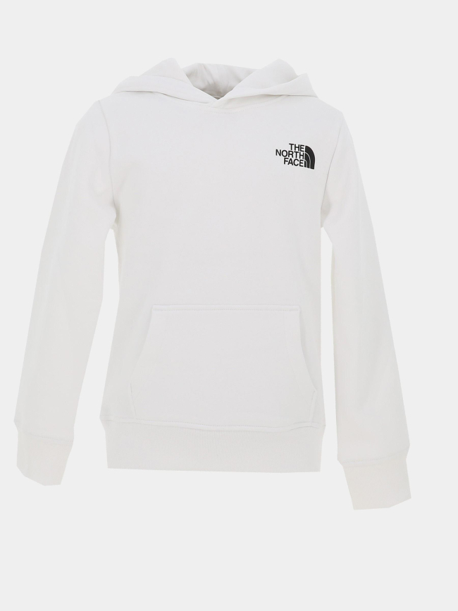 Sweat à capuche box nse regular blanc enfant - The North Face