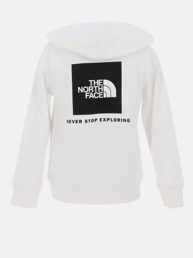 Sweat à capuche box nse regular blanc enfant - The North Face
