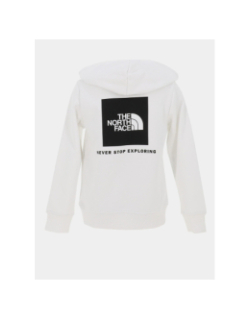 Sweat à capuche box nse regular blanc enfant - The North Face