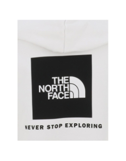 Sweat à capuche box nse regular blanc enfant - The North Face
