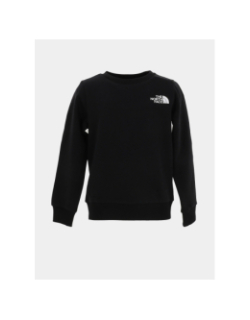 Sweat à col rond simple dome noir enfant - The North Face