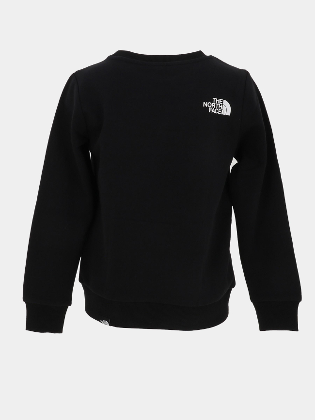 Sweat à col rond simple dome noir enfant - The North Face