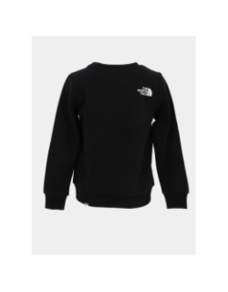 Sweat à col rond simple dome noir enfant - The North Face