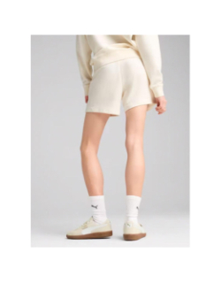 Short à taille mi-haute ess elevated beige femme - Puma