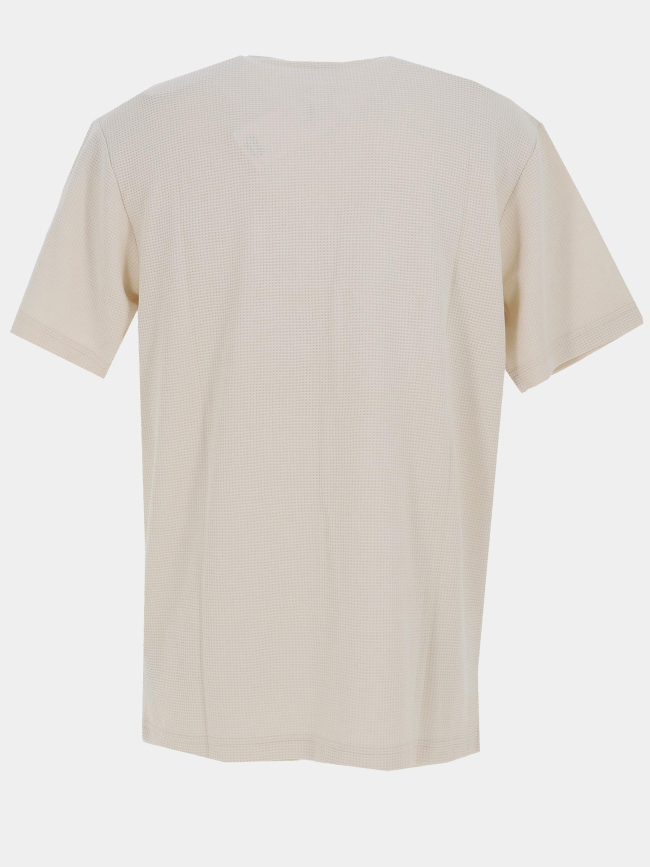 T-shirt à texture gaufré class relaxed beige homme - Puma